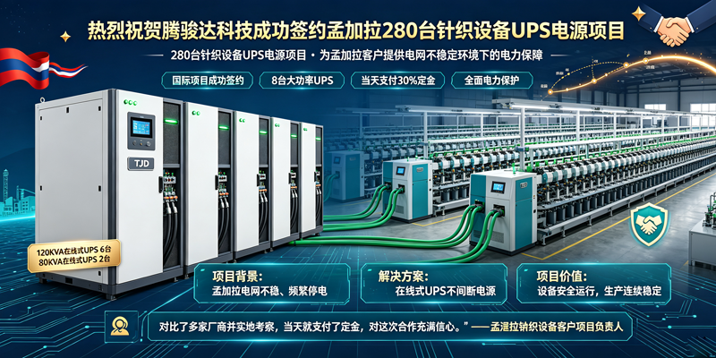 针织设备专用UPS不间断电源选腾骏达